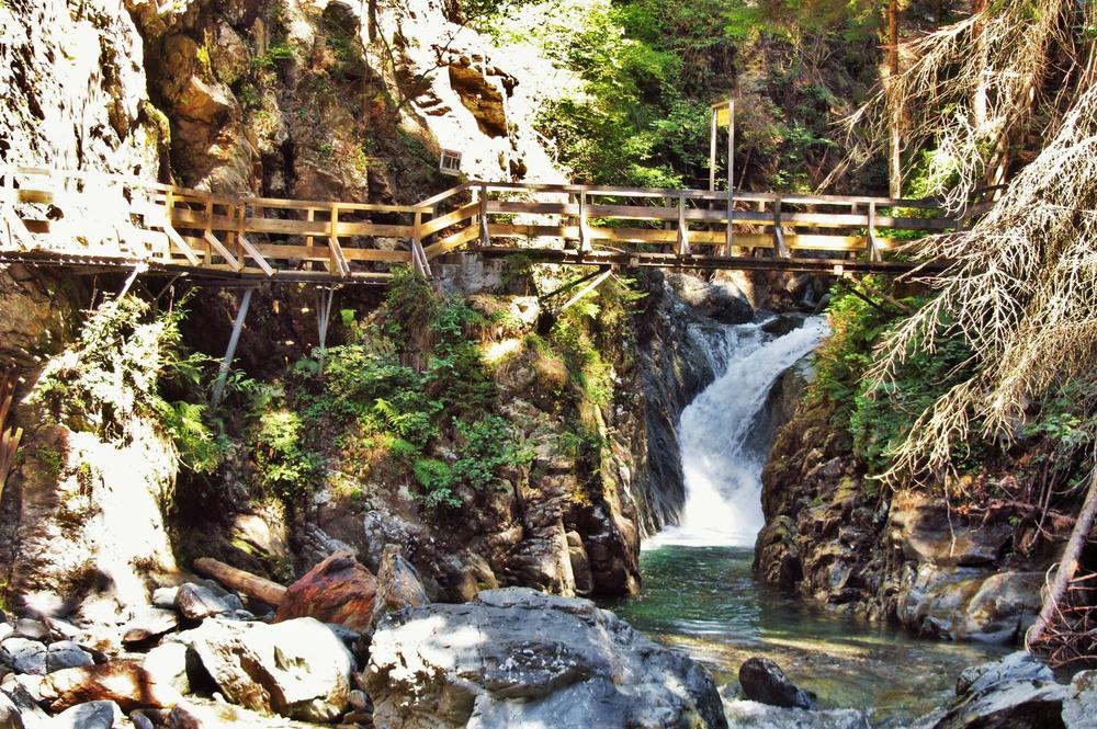 Gorges de la Diosaz à Servoz, vallée de Chamonix