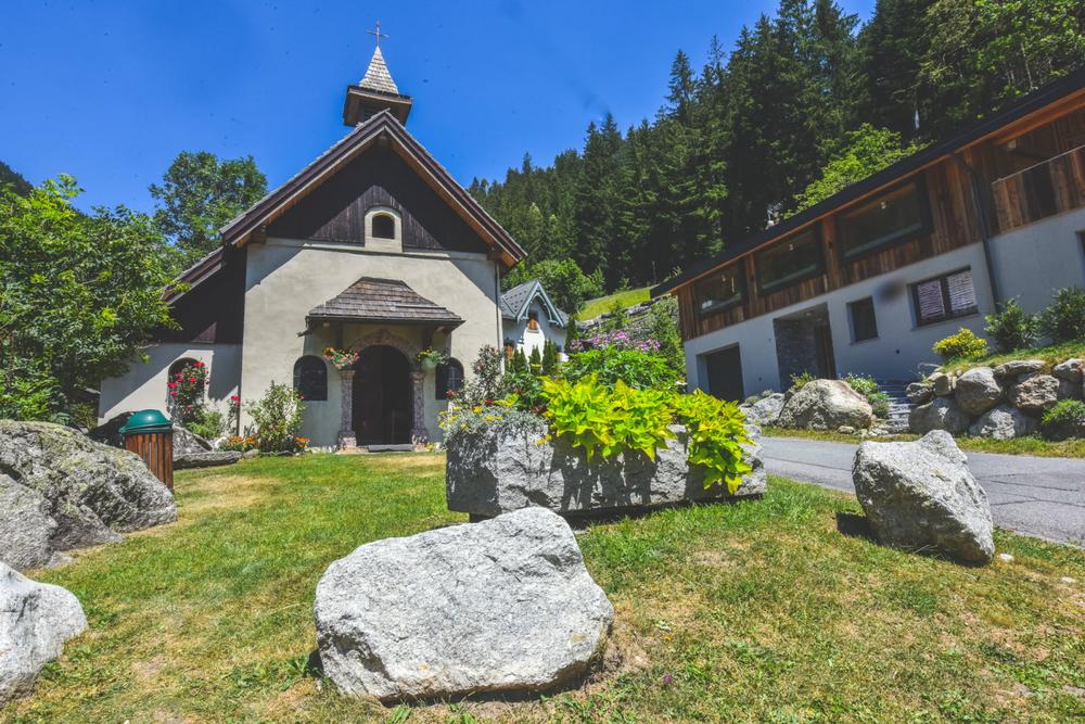 La chapelle des Tines à Chamonix