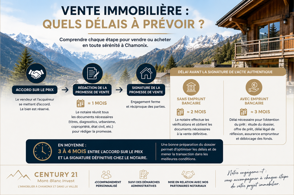 Délais d'une vente immobilière