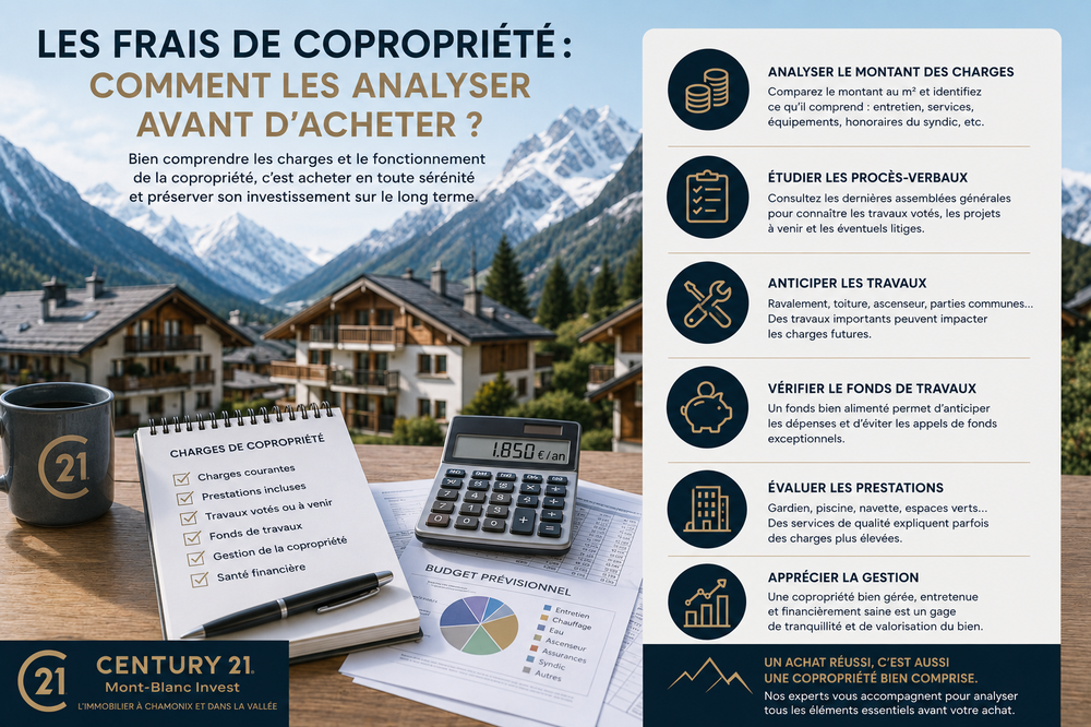 Le frais de copopriété à Chamonix