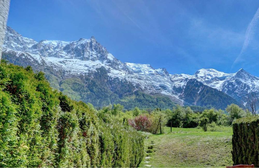 Vue Mont-Blanc à Chamonix
