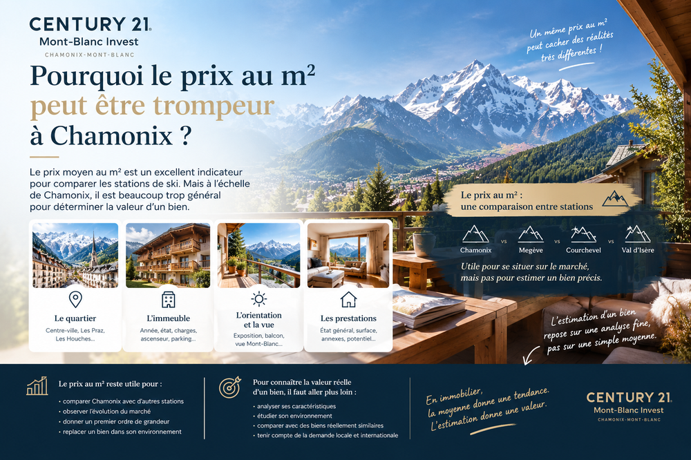 Le prix de l'immobilier à Chamonix