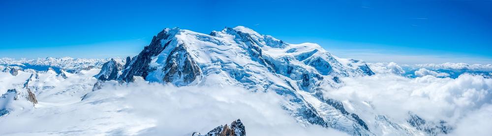 Vue du mont-Blanc. Agence Century 21 Mont-Blanc Invest