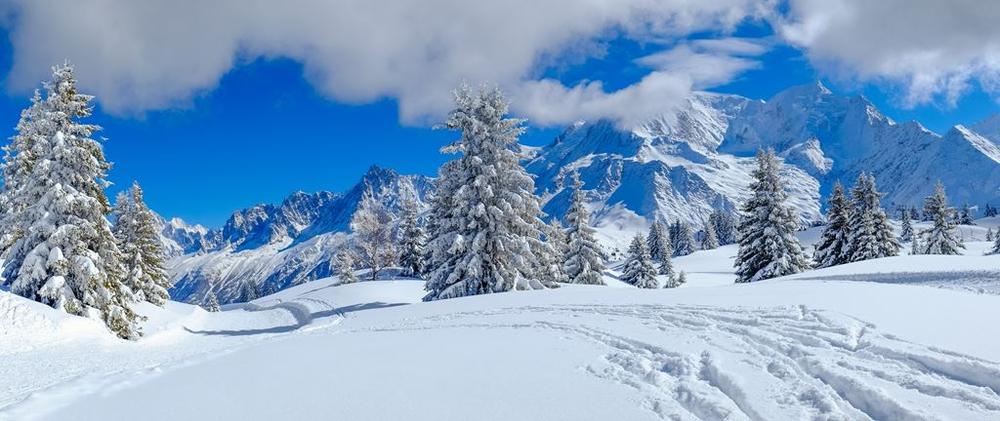 Vallée de Chamonix en hiver