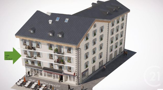 Appartement F4 à vendre - 4 pièces - 110.56 m2 - CHAMONIX MONT BLANC - 74 - RHONE-ALPES - Century 21 Mont-Blanc Invest
