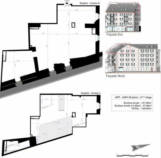 Appartement F5 à vendre - 5 pièces - 140.29 m2 - CHAMONIX MONT BLANC - 74 - RHONE-ALPES - Century 21 Mont-Blanc Invest