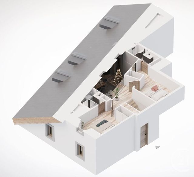 Appartement F5 à vendre - 5 pièces - 140.29 m2 - CHAMONIX MONT BLANC - 74 - RHONE-ALPES - Century 21 Mont-Blanc Invest