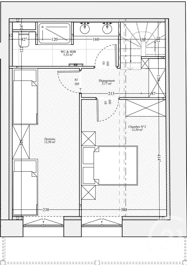 Appartement F4 à vendre - 4 pièces - 111.0 m2 - CHAMONIX MONT BLANC - 74 - RHONE-ALPES - Century 21 Mont-Blanc Invest