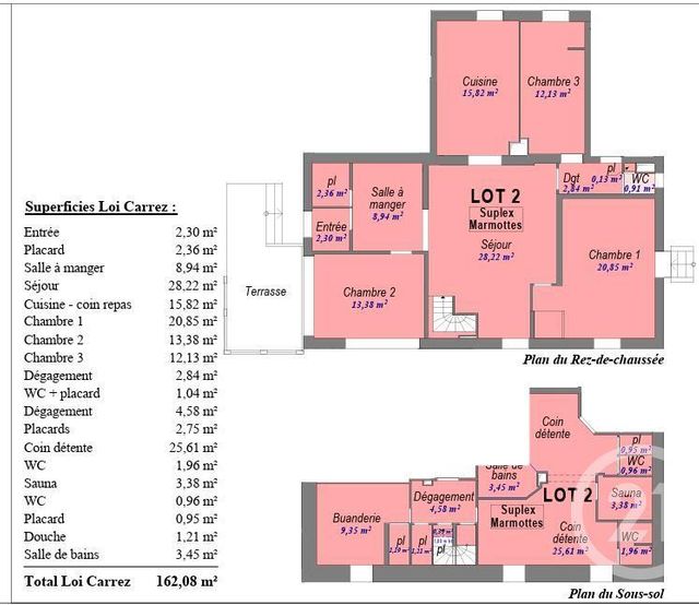 Appartement Souplex à vendre - 5 pièces - 135.58 m2 - LES HOUCHES - 74 - RHONE-ALPES - Century 21 Mont-Blanc Invest